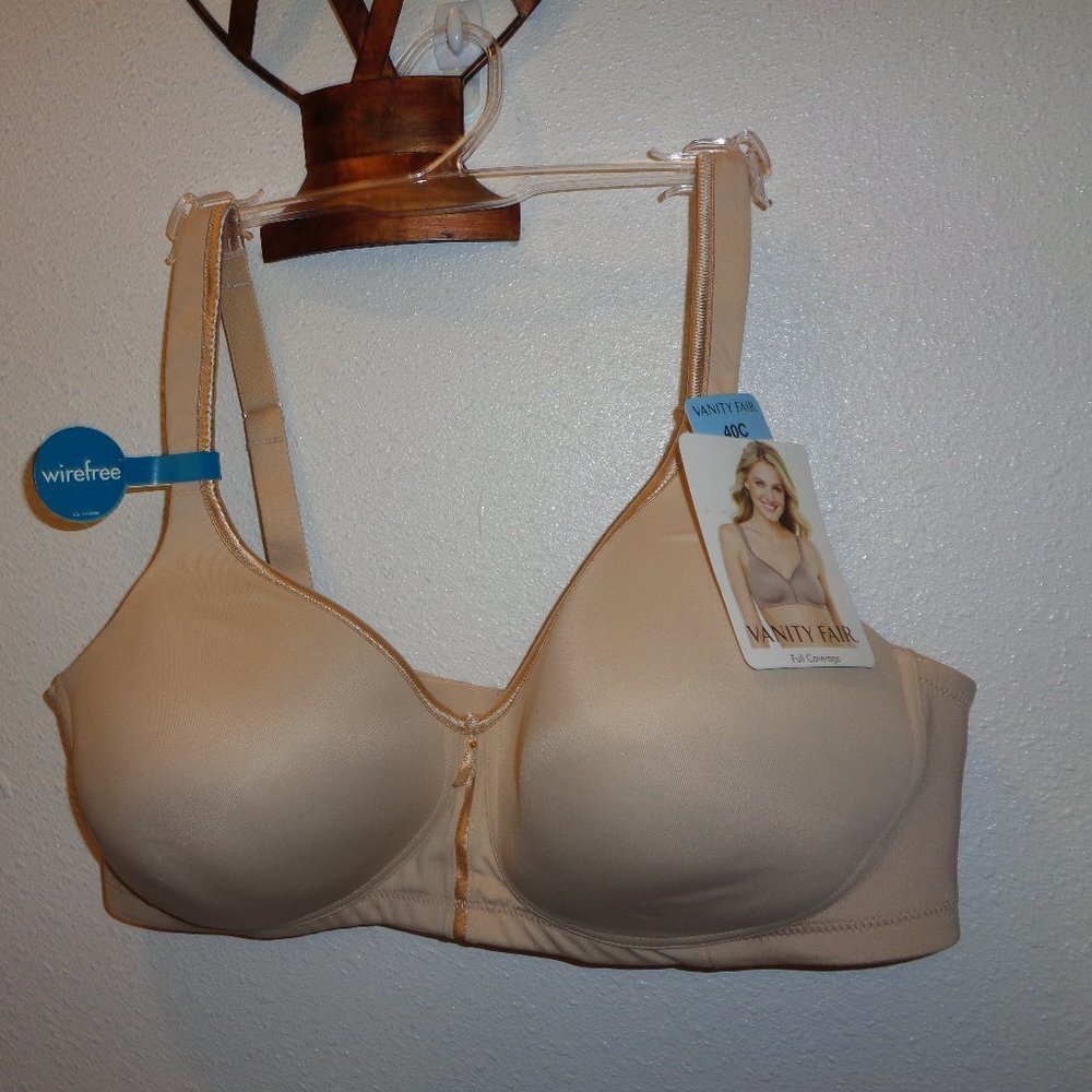 VANITY Fair Body Caress Wire-Free Bra 72335 NWT Size 40C